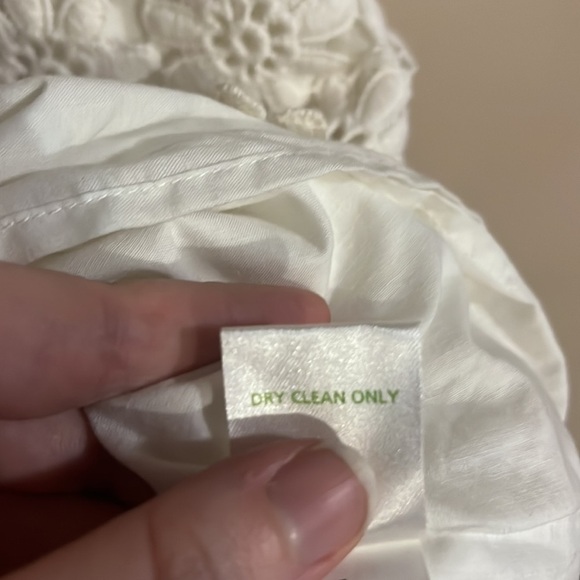 Lilly Pulitzer White “Bowen” Lace Strapless Vintage Floral Dress Size 4 - Picture 8 of 12